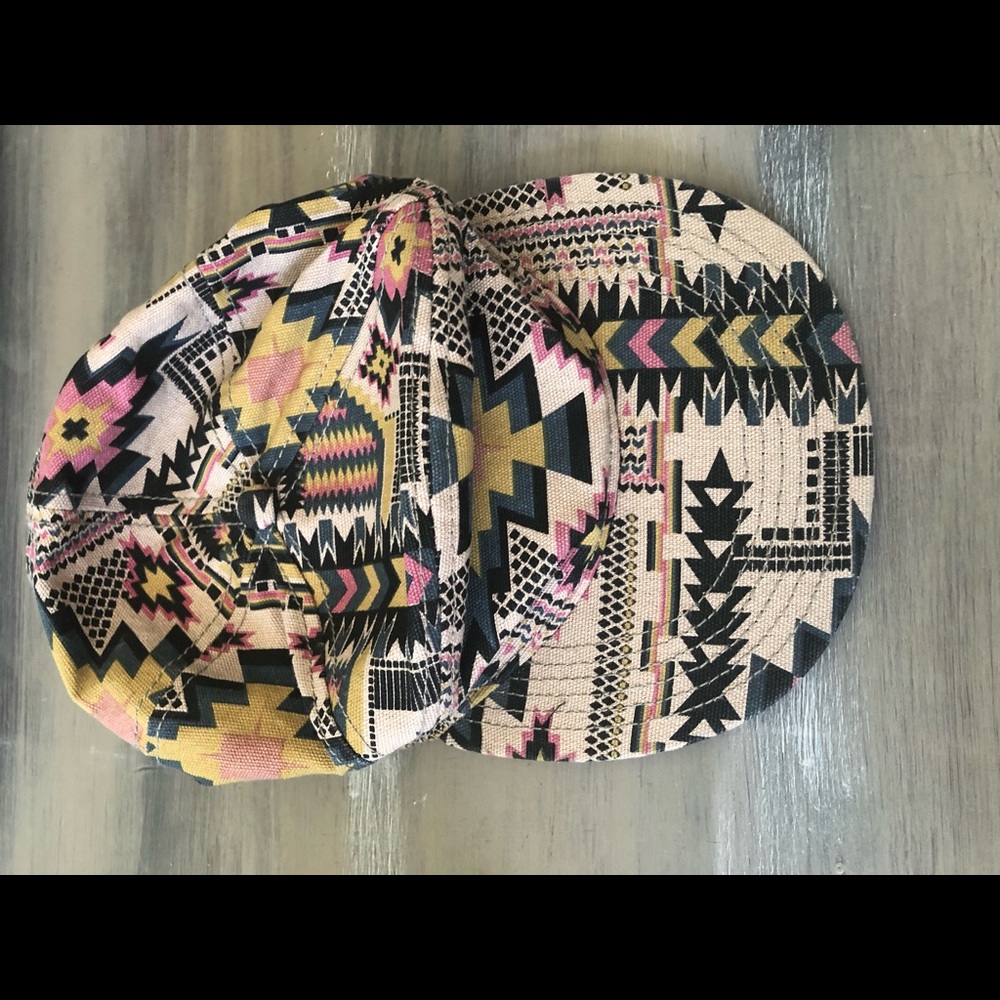 Aztec flat bill hat